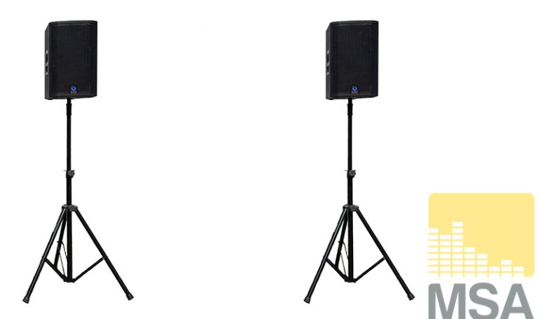 Geluidsset 1: 2x TSP-122-AN op statief