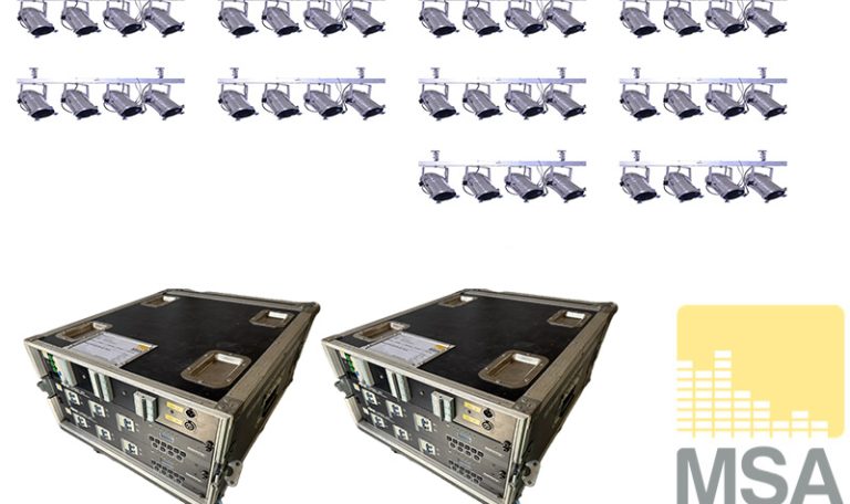 Set 8: 6x T-Bar met 4x Par 64 Long 500 Watt & 4x T-Bar met 4x Par 64 Long 1000 Watt