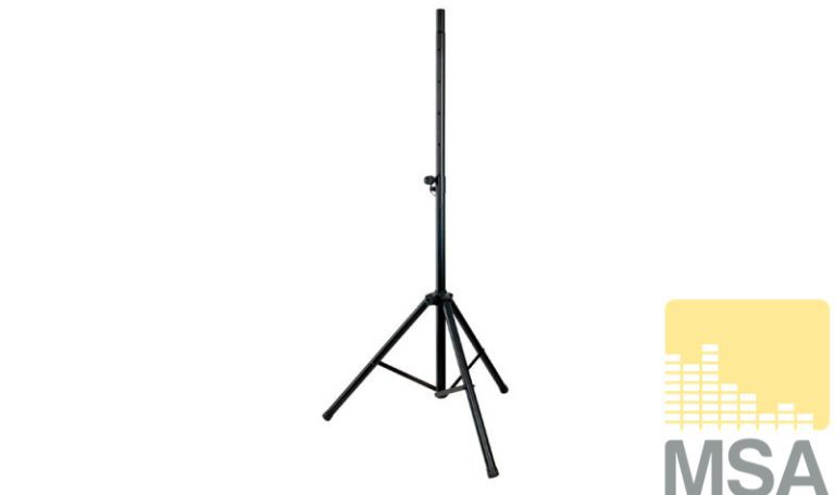 Dap luidsprekerstatief max. 1,9 meter zwart