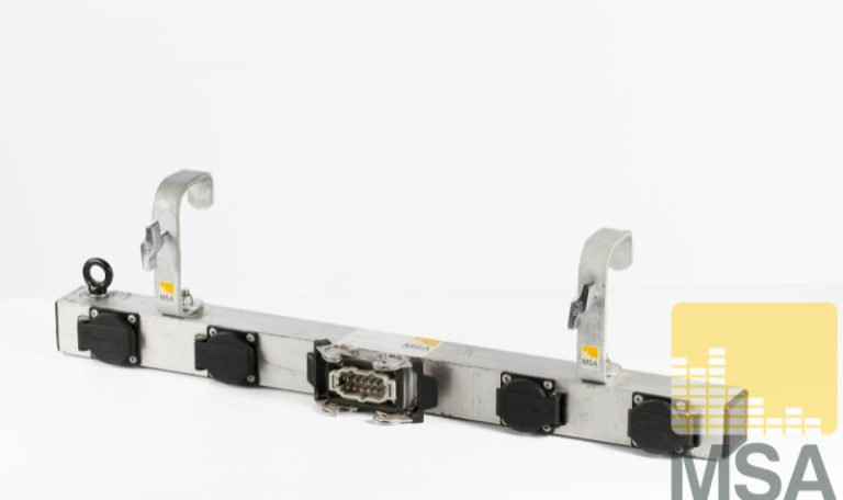 Breakout harting 10-polig -> 4x Schuko