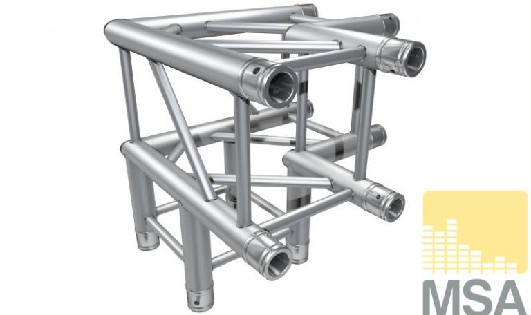 Prolyte truss square H30V corner 3-way 90° + down (C012)