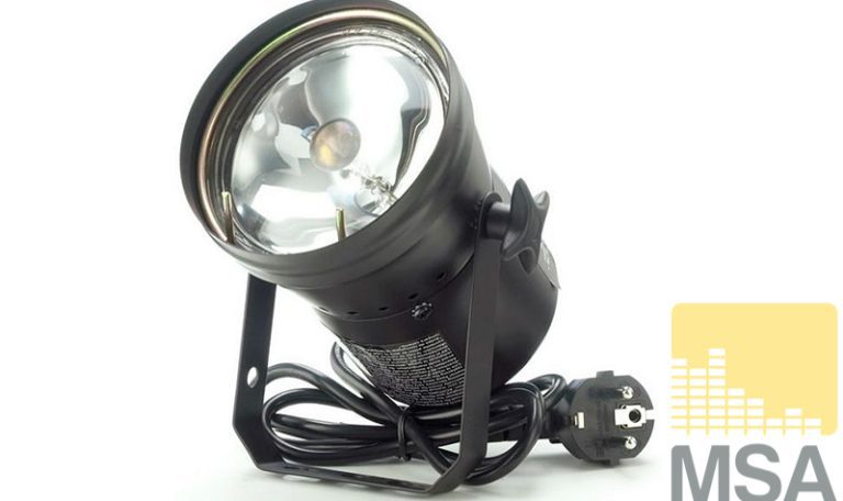 Pinspot zwart 36 Watt