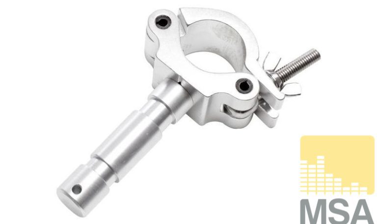 Scaff clamp met spigot
