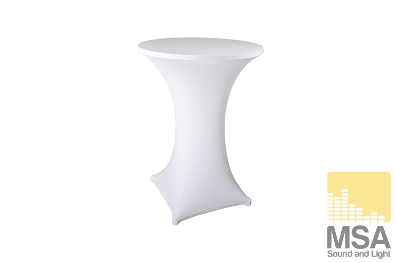 Statafel rok wit 87 cm