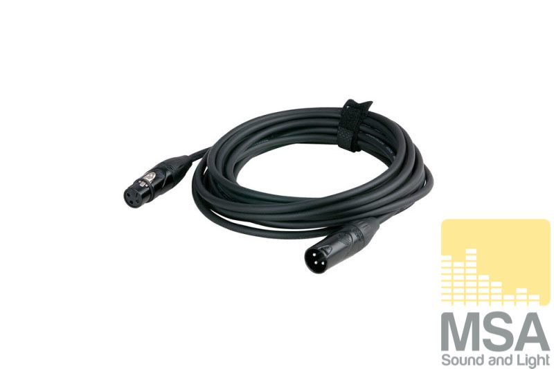XLR-kabel 3-polig 10 meter