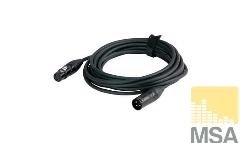 XLR-kabel 3-polig 3 meter