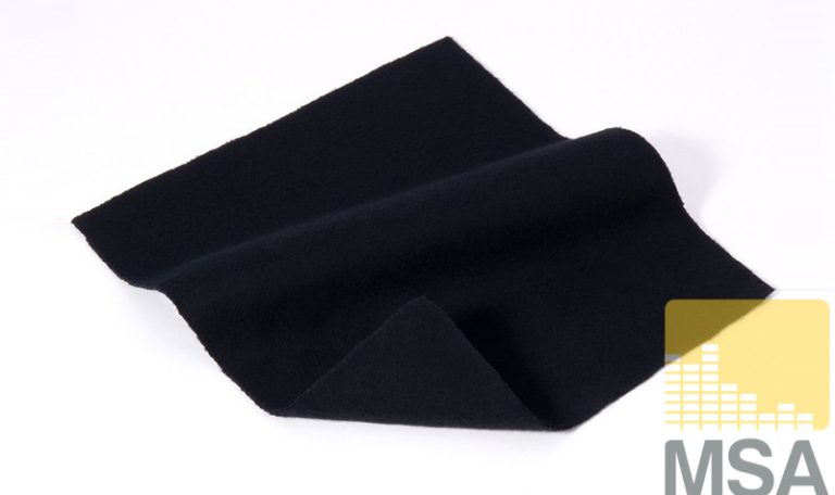 Afrokdoek voor podium 0,6×12 meter zwart