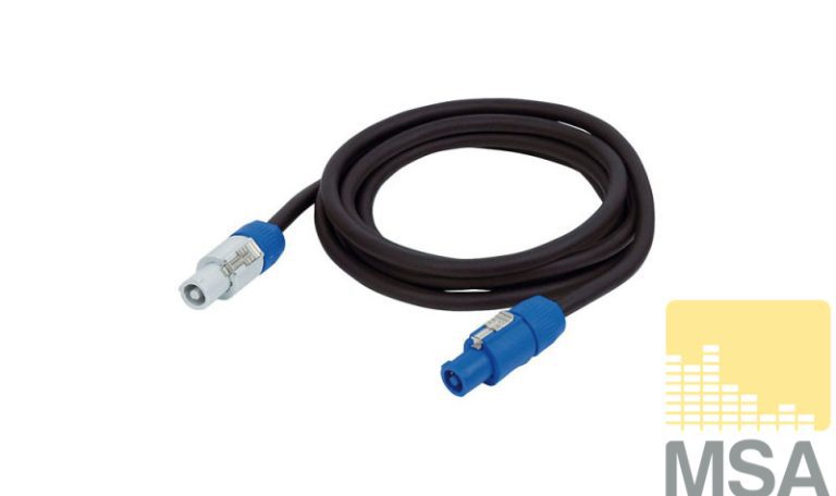 Powercon -> Powercon kabel 1 meter (Doorluskabel)