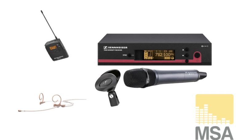 Sennheiser EW100G3 Microfoon + Beltpack + Headset
