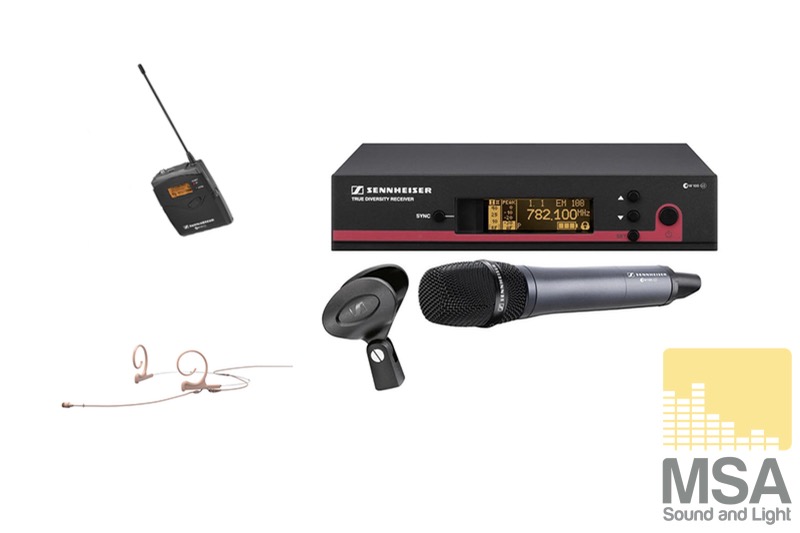 Sennheiser EW100G3 Microfoon + Beltpack + Headset