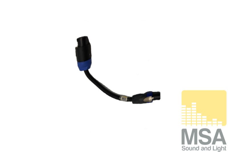 Speakon 4-polig -> Speakon 8-polig 0,2 meter