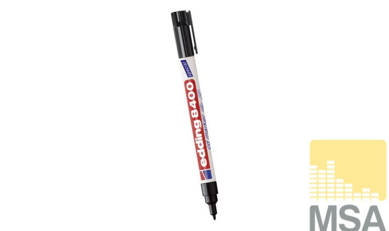 Edding watervaste stift 2mm zwart