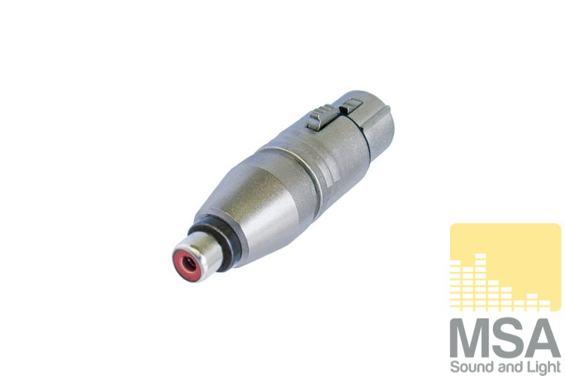 XLR female -> Chinch female