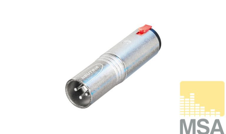 Neutrik XLR male -> 6,3 Jack female (NA3MJ)