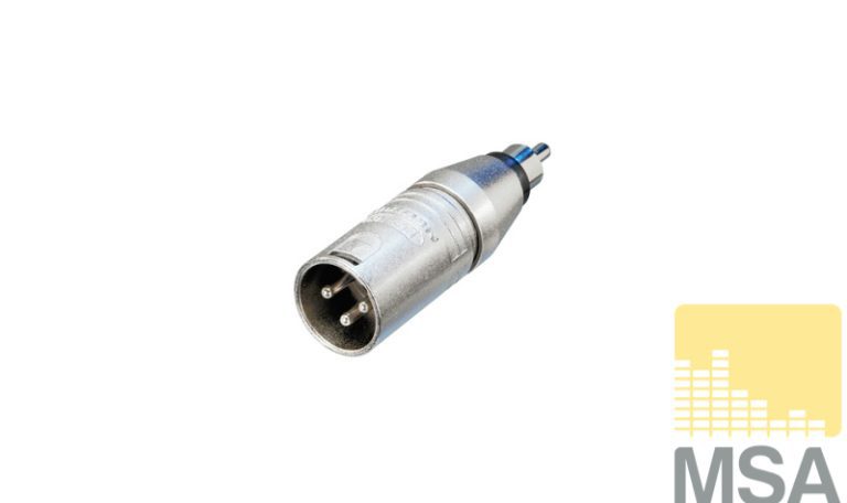 Neutrik XLR male -> Cinch male (NA2MPMM)