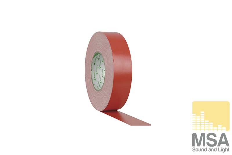 Gaffatape nichiban 38 mm / 50 mtr Rood