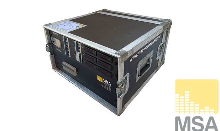PSA-631 Custom Distro (63A naar 3x 32A + 6x Schuko)