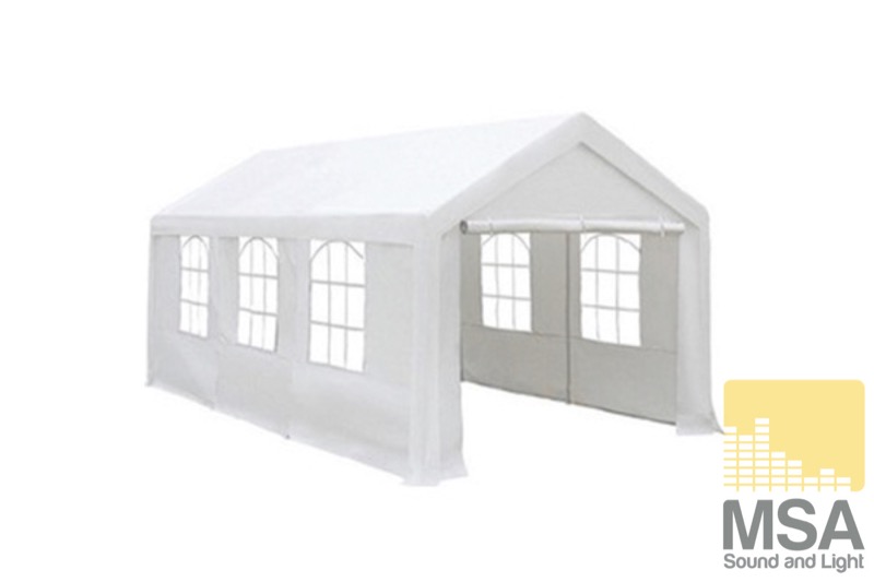 Party tent 6 x 3 mtr wit (incl. wanden)