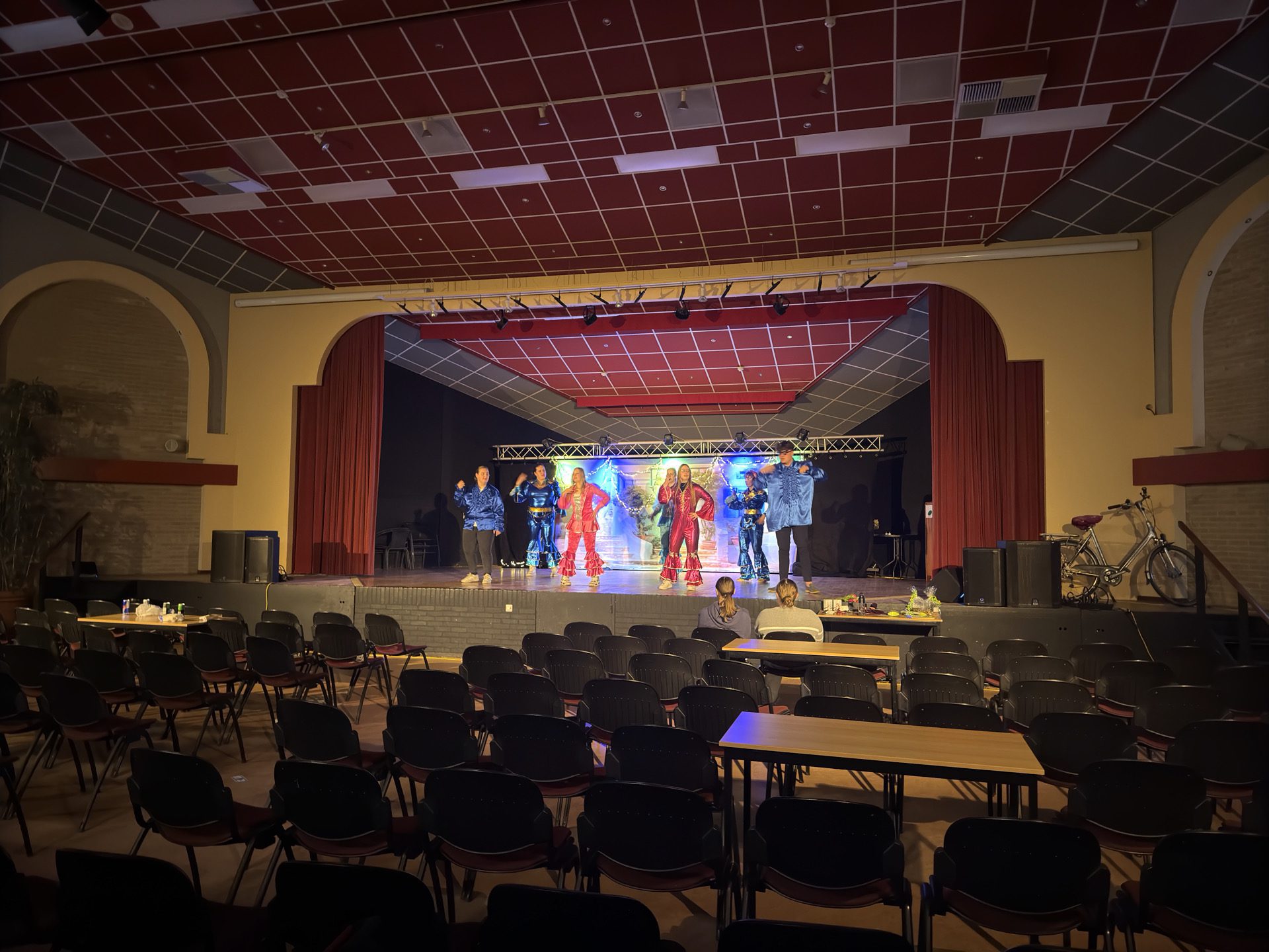 Feest van het Graafschap College in Doetinchem, licht en geluid door MSA
