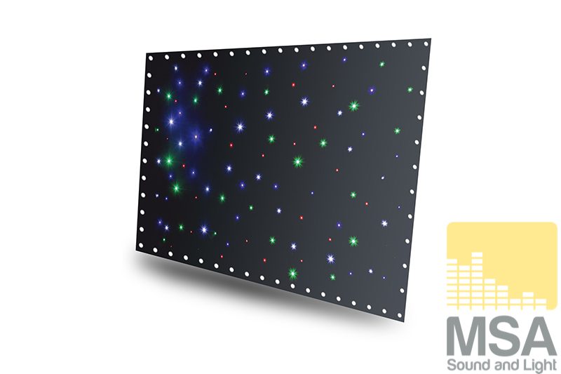 Beamz RGBW LED sterrendoek 2×3 meter