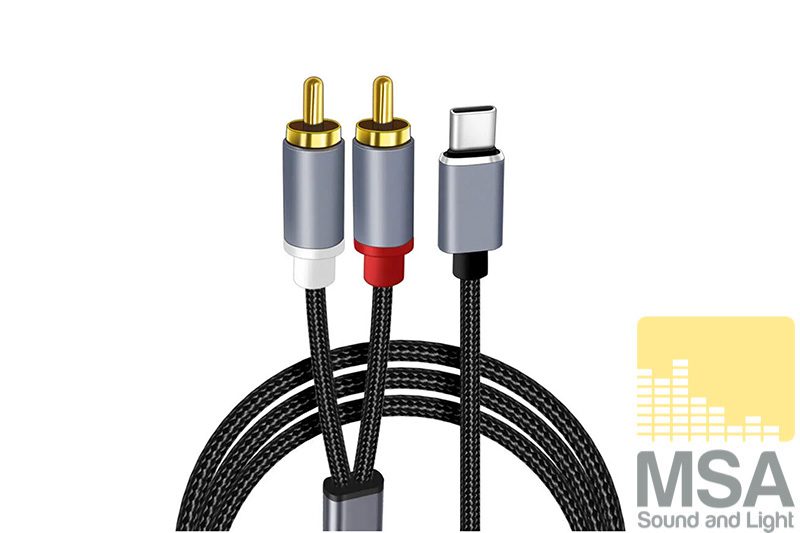 USB C -> Cinch 1 meter