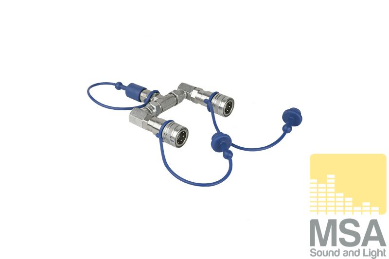 CO2 T-stuk met Q-Lock