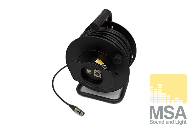 XLR Kabel Haspel 50 meter