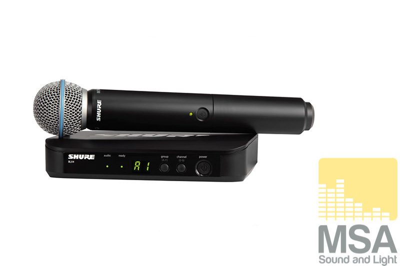 Shure BLX24+/B58 Draadloze microfoon